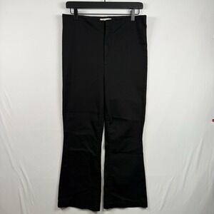 Madewell Black Fraser Demi Boot Pants Size 30 K9978 Flare